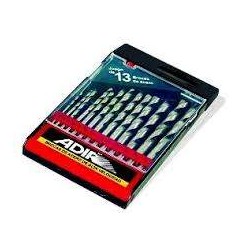 BROCAS DE ACERO DE ALTA VELOCIDAD JUEGO DE 13 PIEZAS