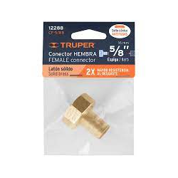 CONECTOR HEMBRA 5/8  TRUPER