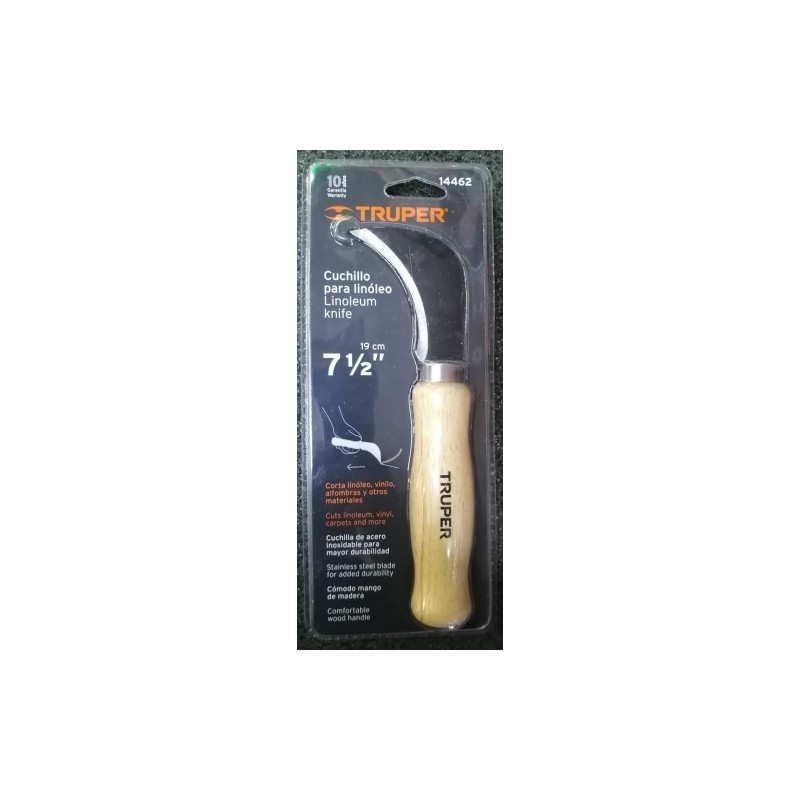 CUCHILLO PARA LINOLEO TRUPER 7 1 2