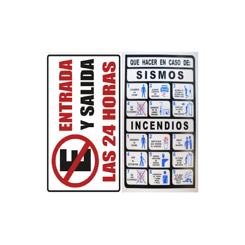 SEÑALAMIENTO NO ESTACIONARSE GRANDE
